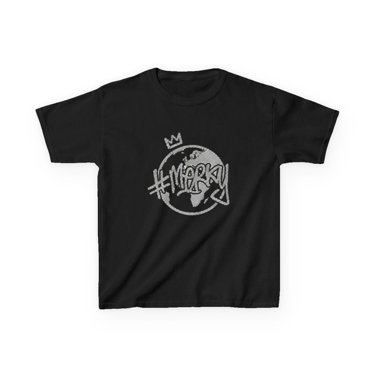 Hashtag Merky Globe Kids T-Shirt | Stormzy - alternate angle 2, merchandise