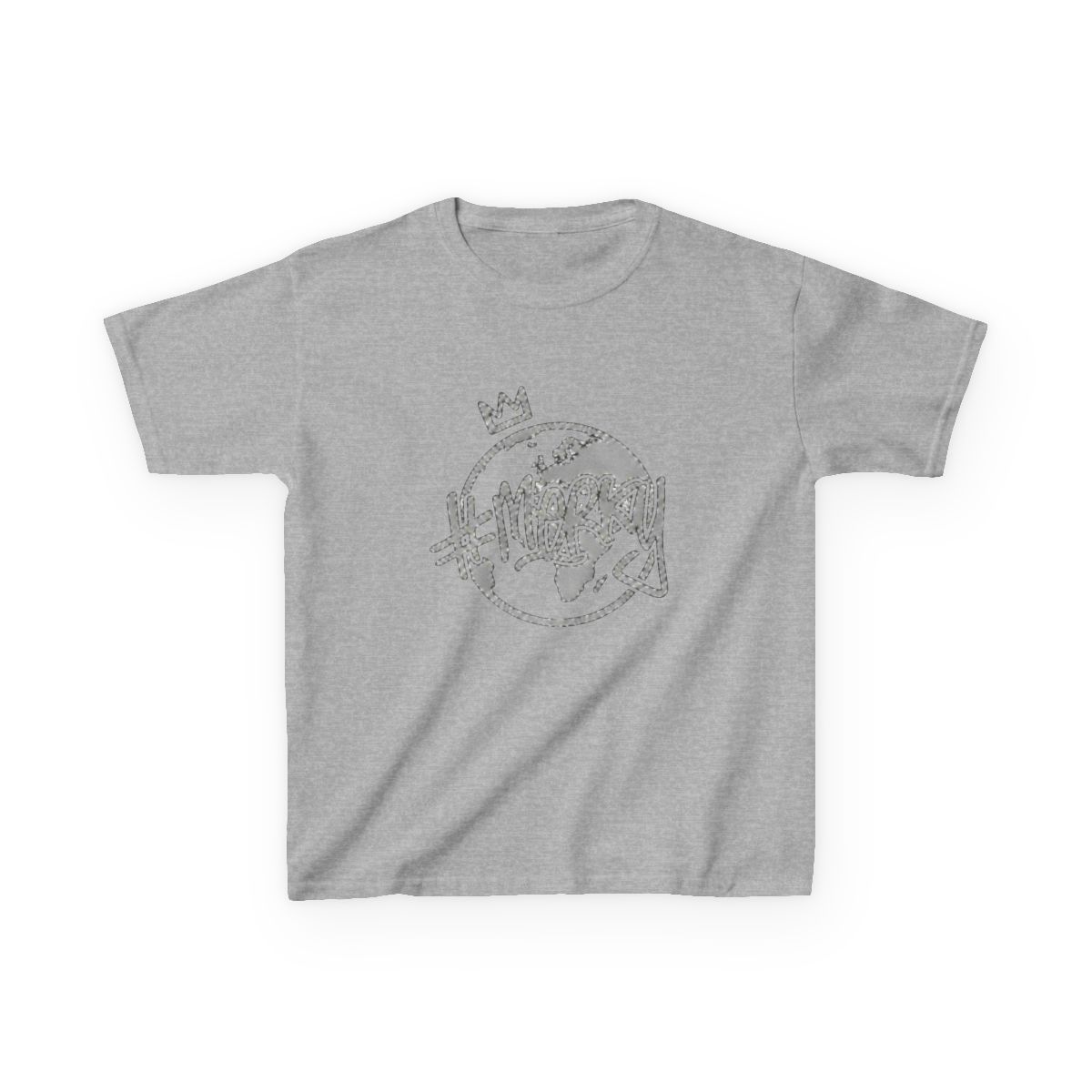 Hashtag Merky Globe Kids T-Shirt | Stormzy - alternate angle 3, merchandise